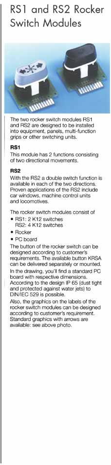 Elproma Central Mounted F-Modules and NE 18 and NE 18CTII Mains / Power Switches
