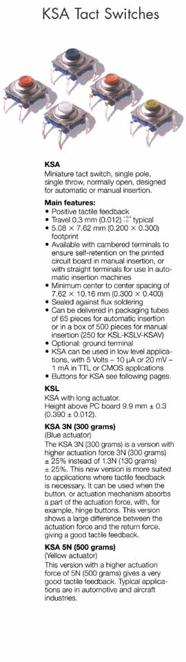 Elproma KSA Tact Switches