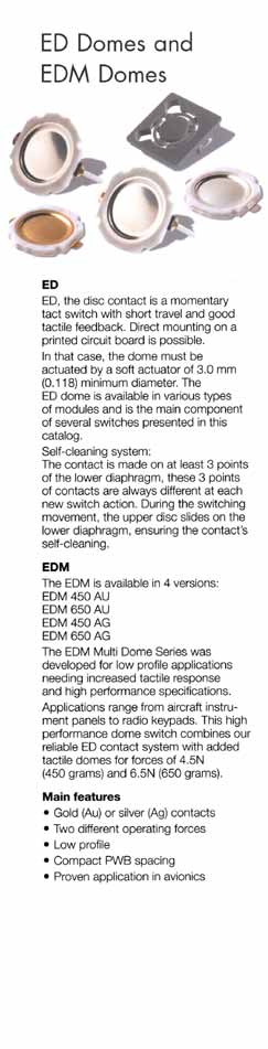 Elproma ED Domes and EDM Domes
